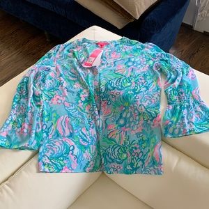 Lily Pulitzer summer blouse
